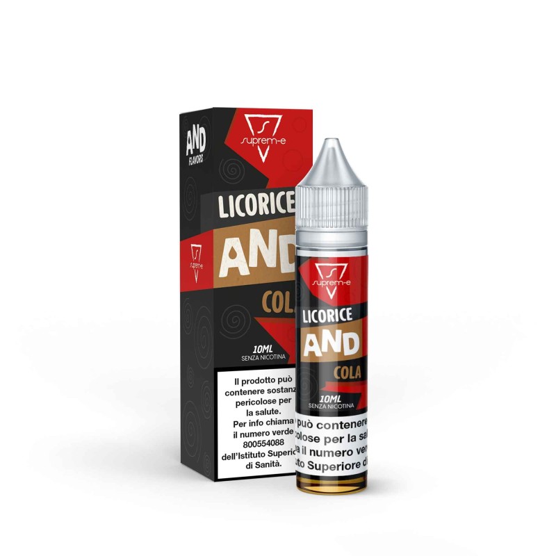 LICORICE AND COLA Liquido per Sigaretta Elettronica Mini Mix 10ML/ 20 by Suprem-e LICORICE AND COLA Liquido per Sigaretta Elettronica Mini Mix 10ML/ 20 by Suprem-e