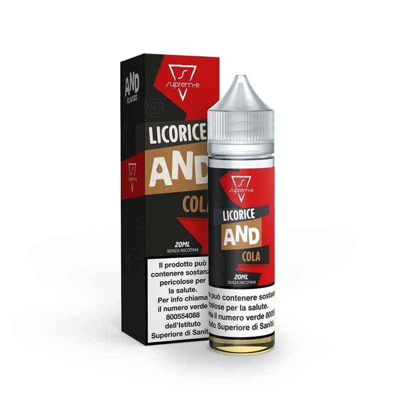 LICORICE AND COLA Liquido per Sigaretta Elettronica Shot Mix 20ML/60 by Suprem-e LICORICE AND COLA Liquido per Sigaretta Elettronica Shot Mix 20ML/60 by Suprem-e
