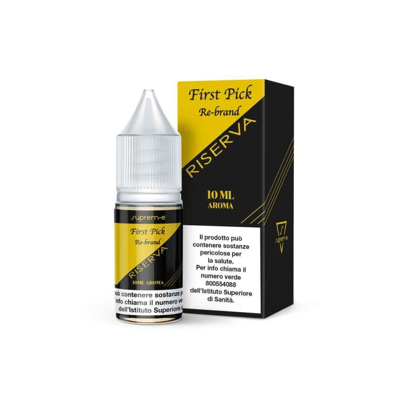 Aroma First Pick Re-brand Riserva 10ML by Suprem-e per Sigaretta Elettronica Aroma First Pick Re-brand Riserva 10ML by Suprem-e per Sigaretta Elettronica