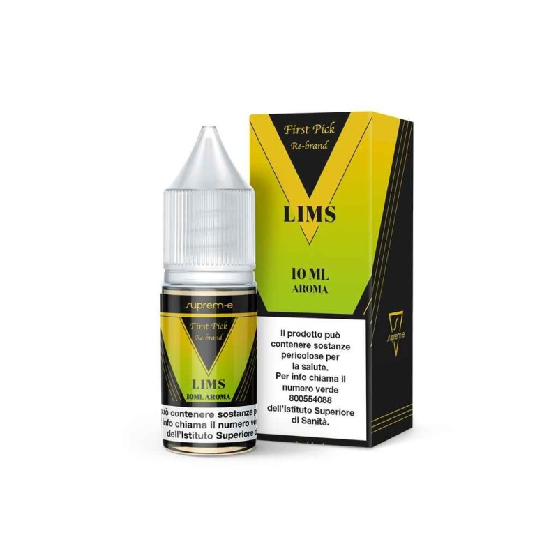 Aroma First Pick Re-brand Lims 10ml by Suprem-e per Sigaretta Elettronica Aroma First Pick Re-brand Lims 10ml by Suprem-e per Sigaretta Elettronica