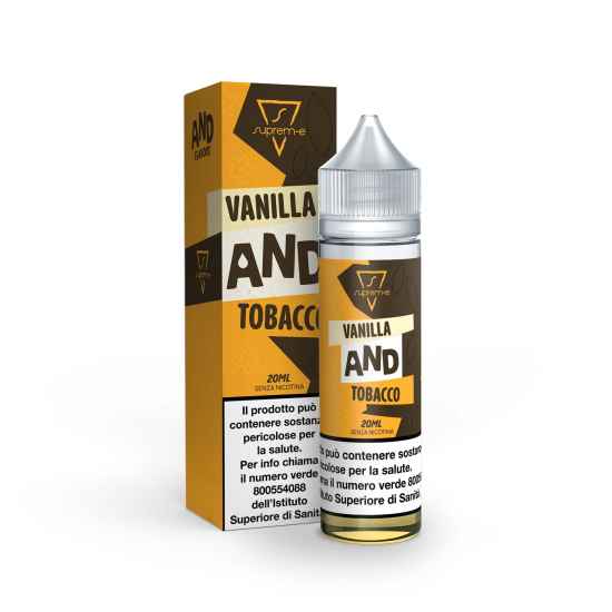 VANILLA AND TOBACCO Shot Mix 20ML/60 Liquido per Sigaretta Elettronica by Suprem-e