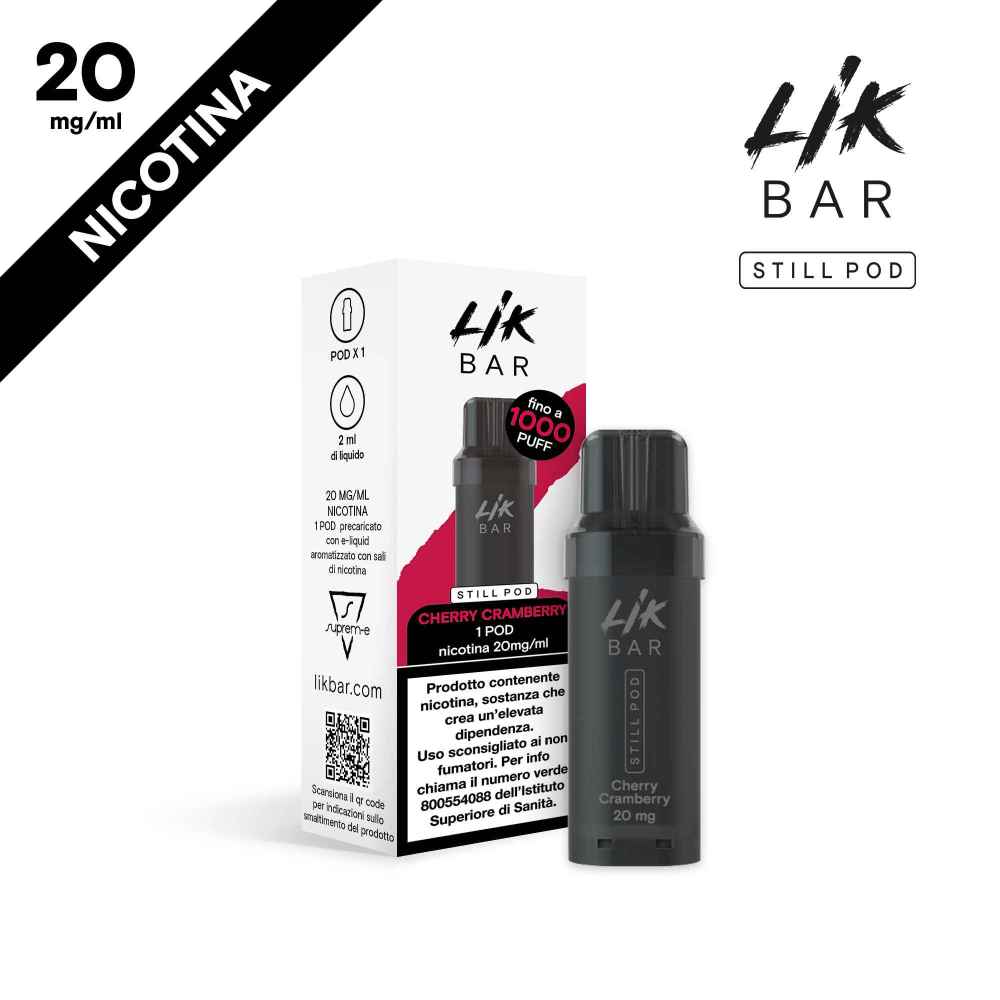 LIK BAR STILL POD - CHERRY CRAMBERRY - NICOTINA 20