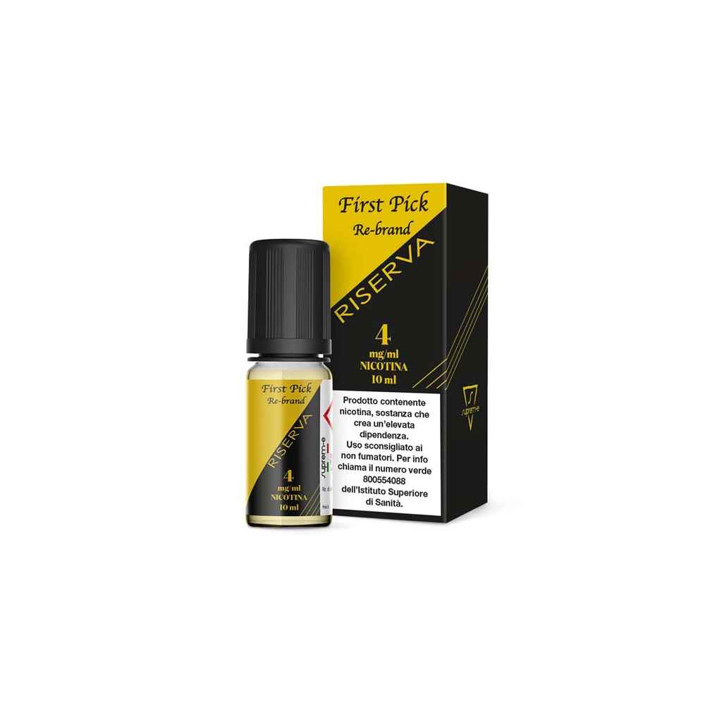 FIRST PICK RE-BRAND RISERVA 10ml Liquido per Sigaretta Elettronica by Suprem-e