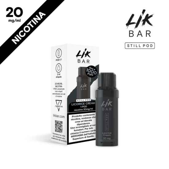 LIK BAR STILL POD - LICORICE CREAM - NICOTINA 20