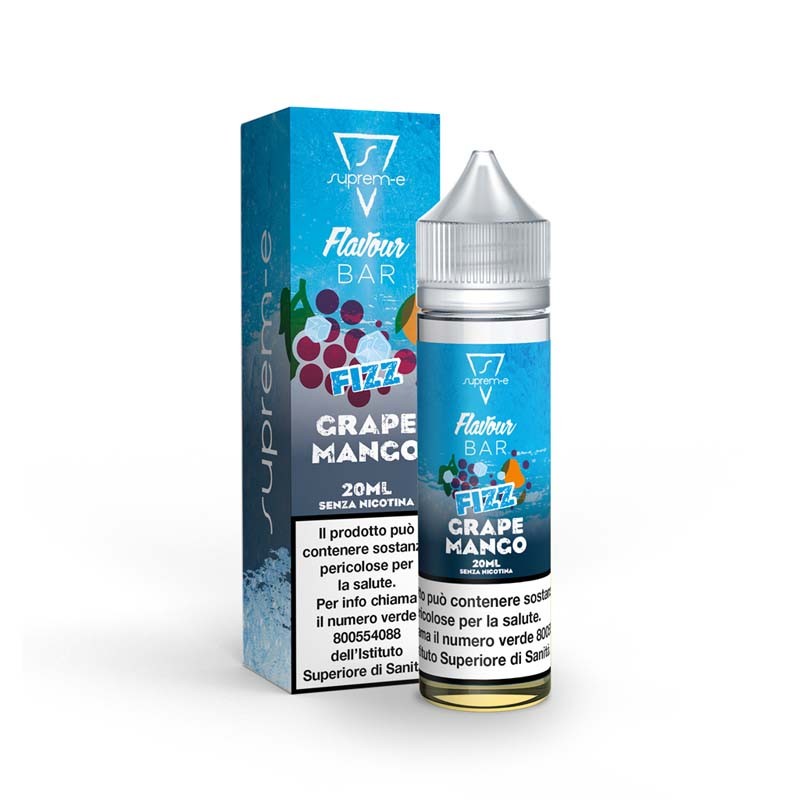 FIZZ GRAPE MANGO Mini Mix 10ml/20 Liquido per Sigaretta Elettronica by Suprem-e FIZZ GRAPE MANGO Mini Mix 10ml/20 Liquido per Sigaretta Elettronica by Suprem-e