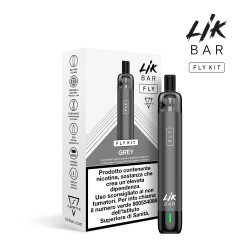 LIK BAR FLY Sigaretta Elettronica - KIT Gray (Battery + Pod 0,8 Ohm)