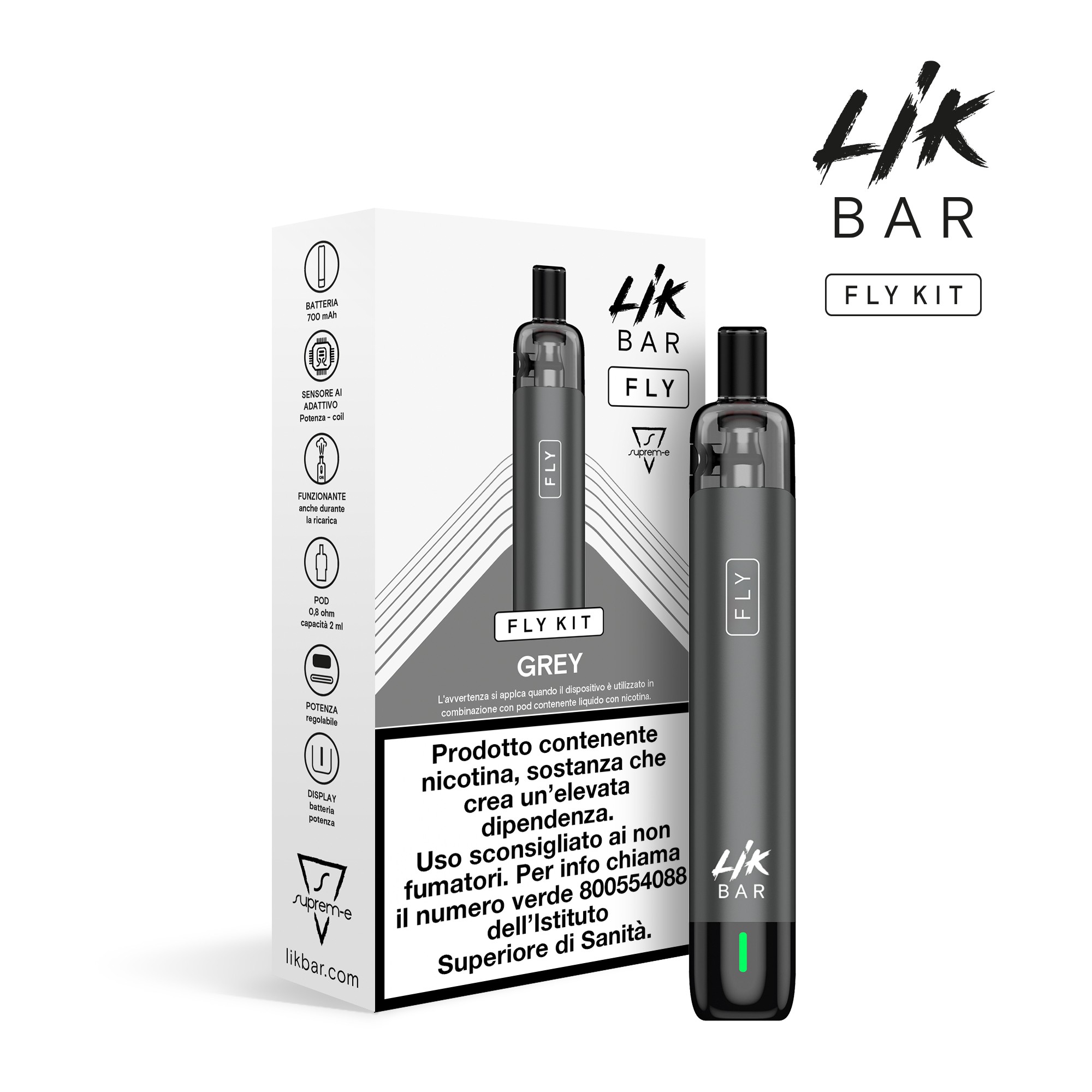 LIK BAR FLY Kit Gray