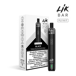 LIK BAR FLY KIT BLACK + OPEN POD 8 oHm Ricaricabile
