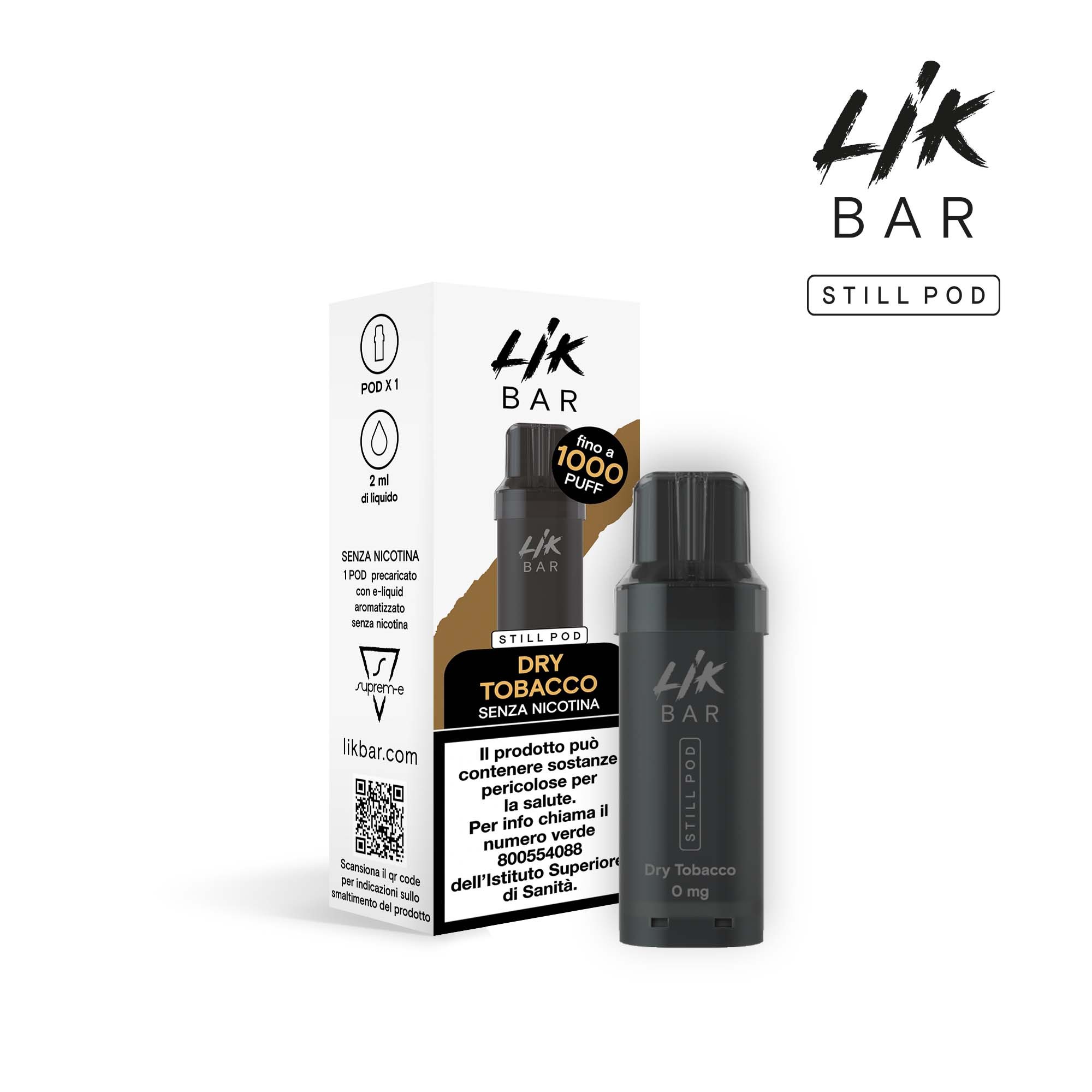 LIK BAR STILL POD DRY TOBACCO