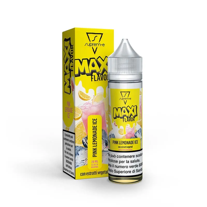MAXI FLAVOR - PINK LEMONADE ICE Shot Mix 20ml/60 Liquido per Sigaretta Elettronica by Suprem-e