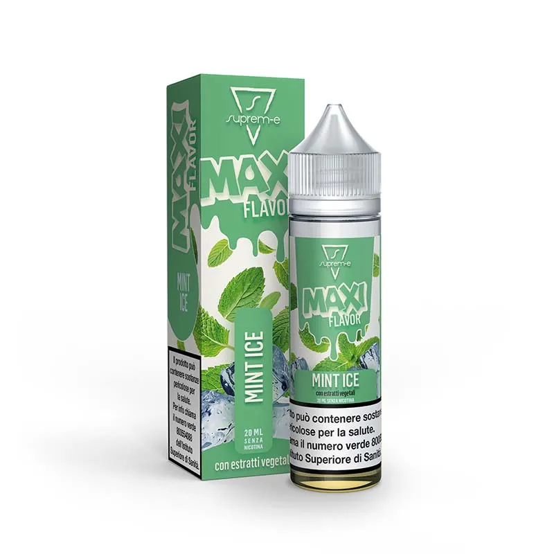 MAXI FLAVOR - MINT ICE Shot Mix 20ml/60 Liquido per Sigaretta Elettronica by Suprem-e
