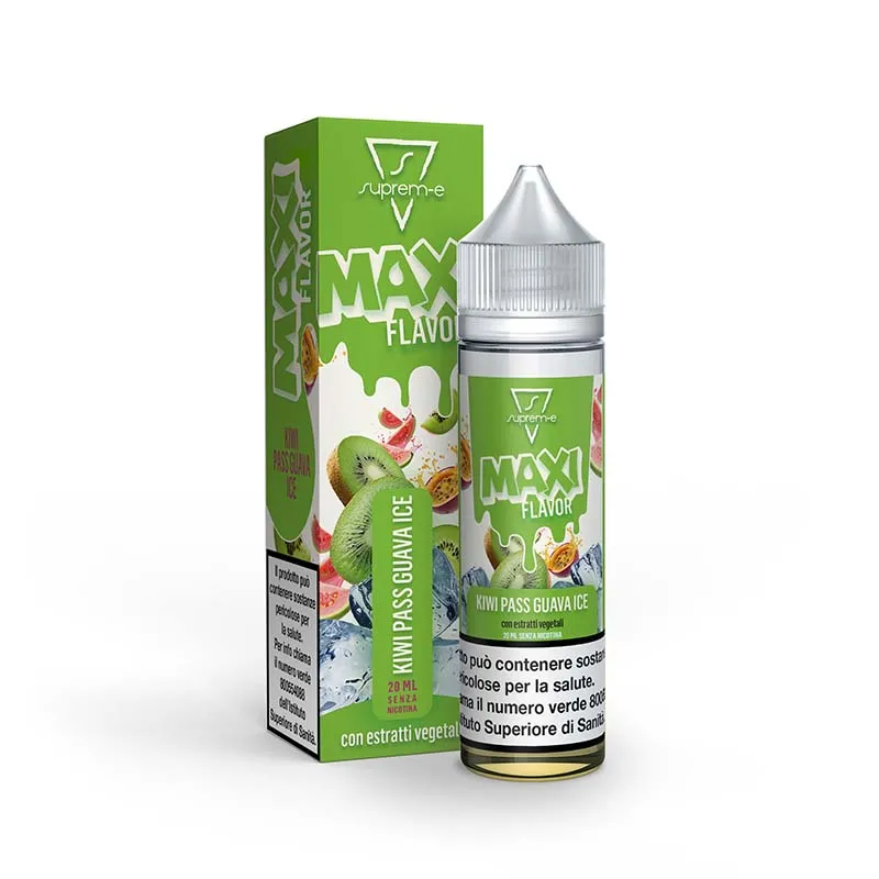 MAXI FLAVOR - KIWI PASS GUAVA Shot Mix 20ml/60 Liquido per Sigaretta Elettronica by Suprem-e