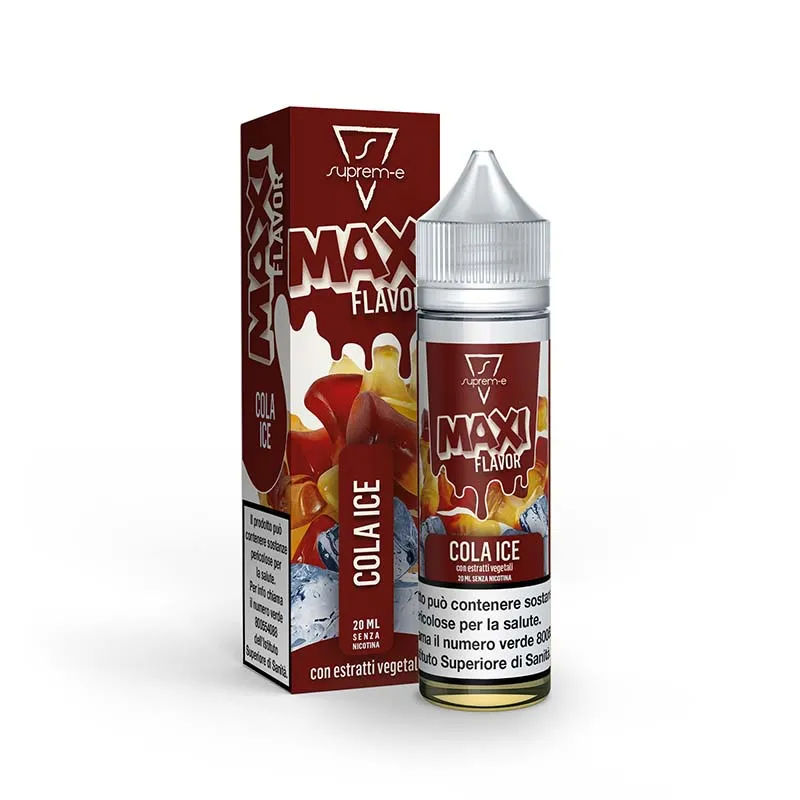 MAXI FLAVOR - COLA ICE Shot Mix 20ml/60 Liquido per Sigaretta Elettronica by Suprem-e