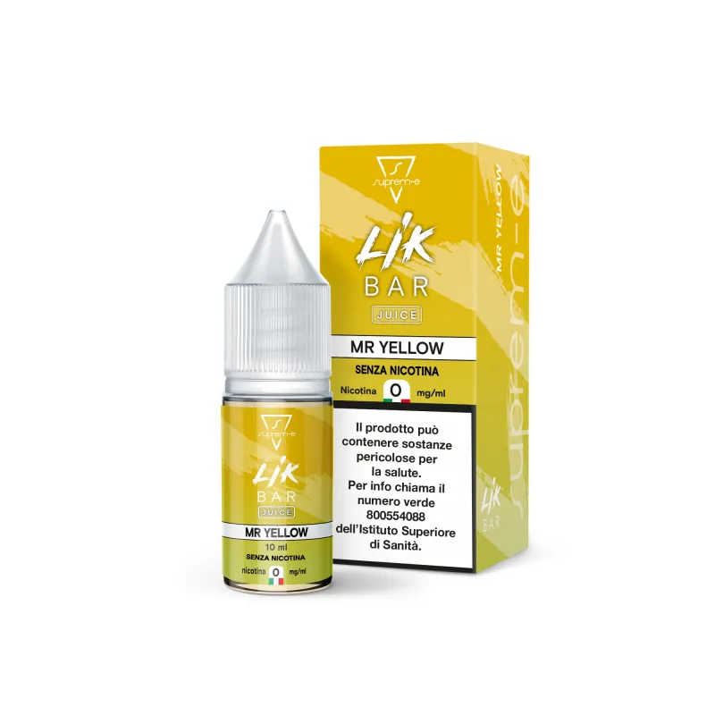LIK BAR JUICE - MR YELLOW 10ml Liquido per Sigaretta Elettronica by Suprem-e