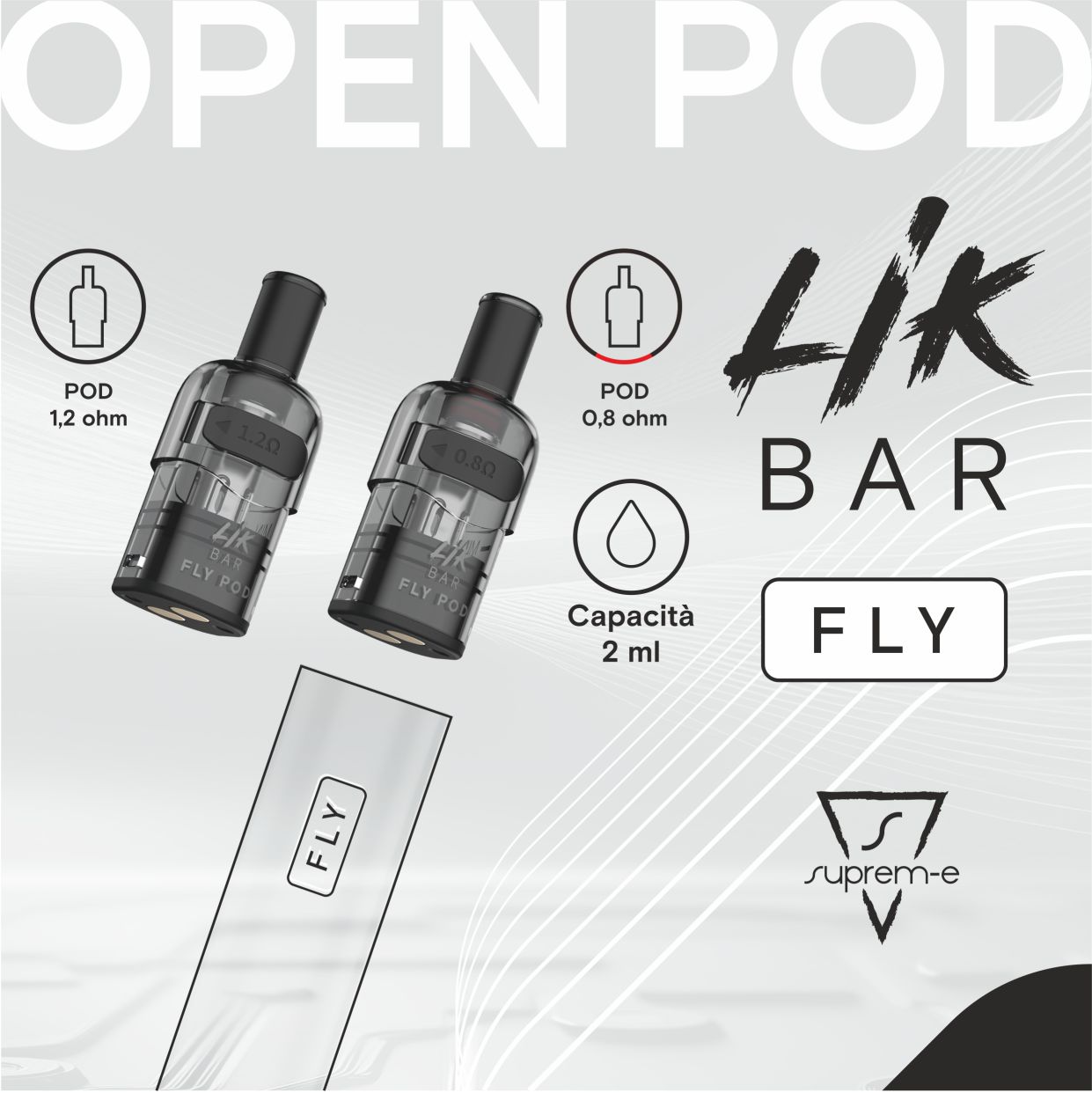 LIK BAR FLY POD Cartuccia Ricaricabile
