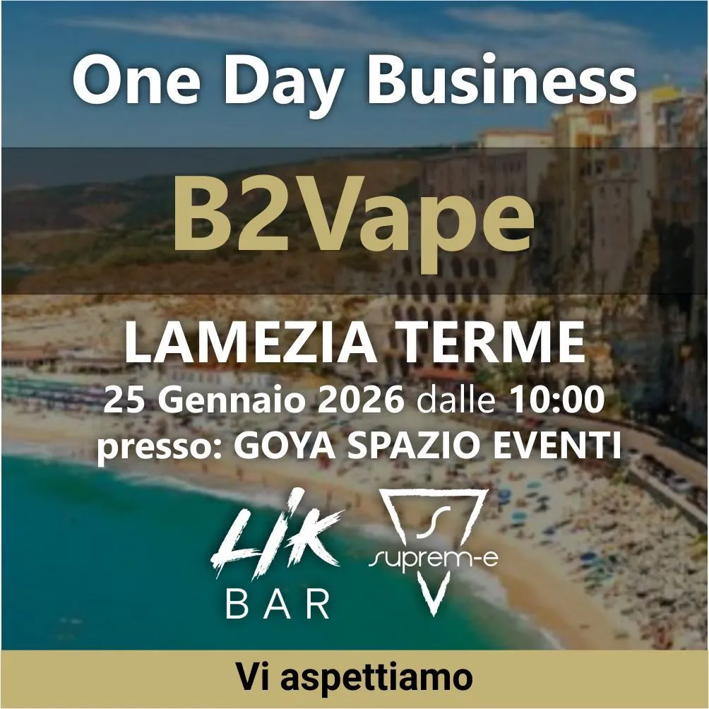 Suprem-e al B2Vape 2026: Incontriamoci a Lamezia Terme | Suprem-e