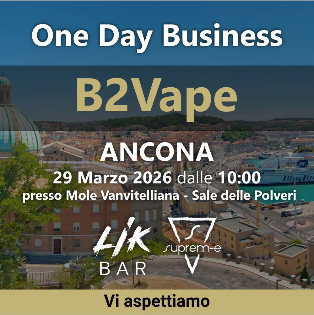 B2Vape One Day Business ad Ancona: Suprem-e e Lik Bar Portano le Novità nelle Marche