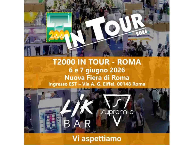 Suprem-e e LIK BAR ti aspettano al T2000 di Roma: vieni a scoprire le novità dedicate alle tabaccherie